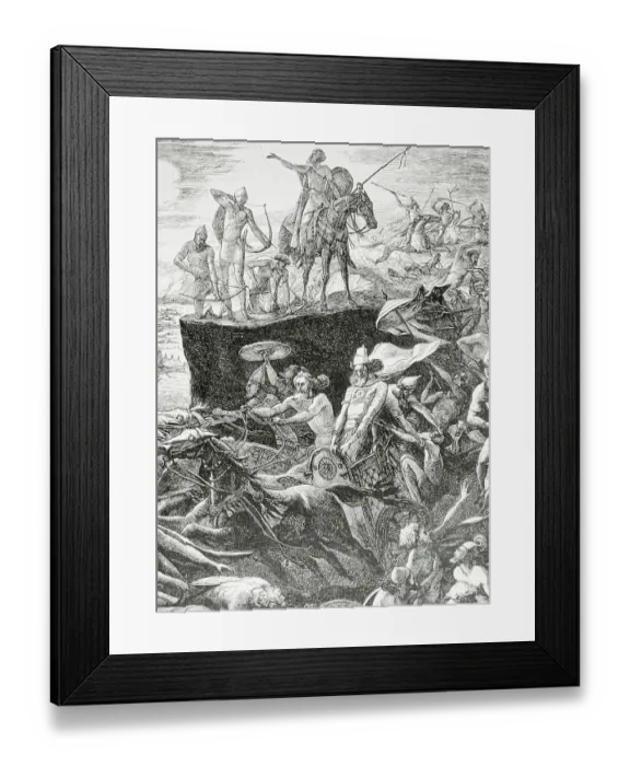Framed Print : Hordes Invading Assyria Framed Print : Hordes Invading Assyria
