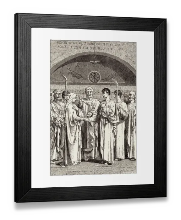 Framed Print : Roman Wedding Ceremony Framed Print : Roman Wedding Ceremony