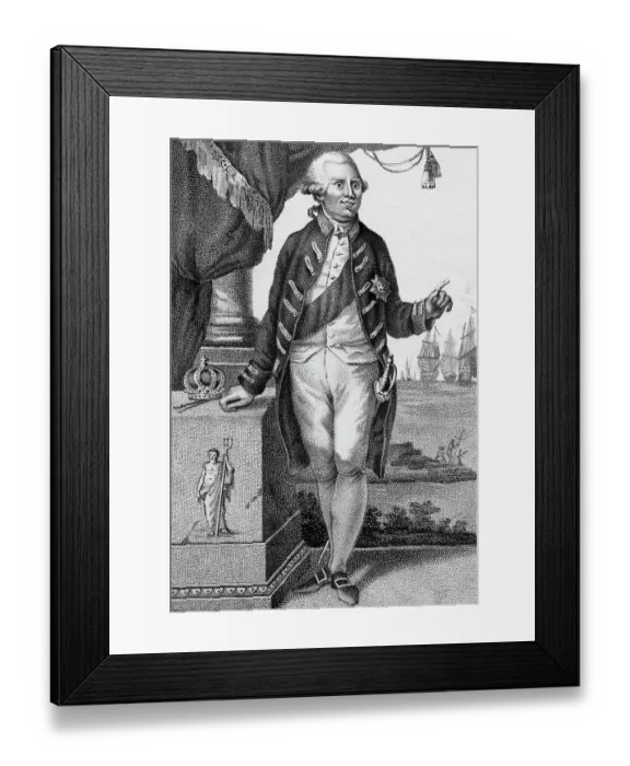 Framed Print : Full Length Illus. Of King George Iii Framed Print : Full Length Illus. Of King George Iii