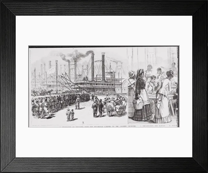Framed Print : Procession of Refugees Framed Print : Procession of Refugees