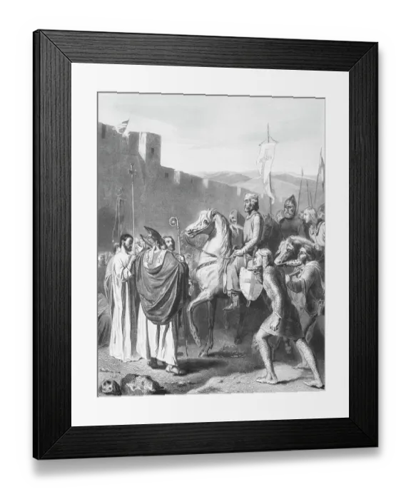 Framed Print : Baldwin of Boulogne During First Crusade Framed Print : Baldwin of Boulogne During First Crusade
