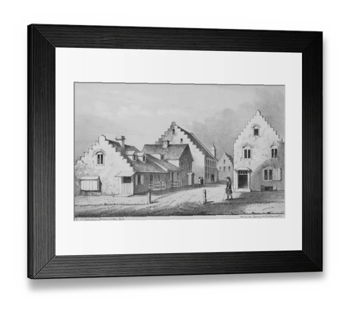 Framed Print : Lithograph of Early New York City Exchange Area by George Hayward Framed Print : Lithograph of Early New York City Exchange Area by George Hayward