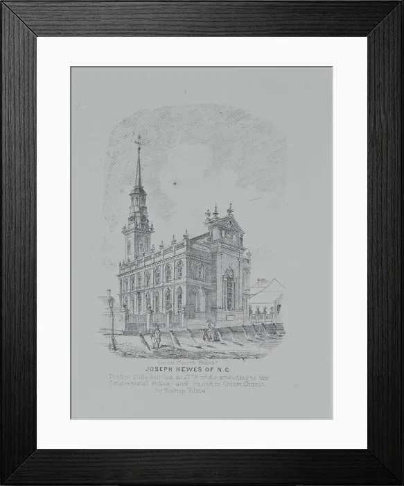 Framed Print : Illustration of Christ Church Framed Print : Illustration of Christ Church