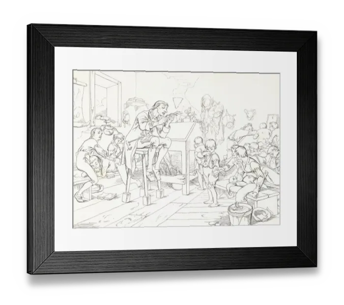 Framed Print : Illustration from Sleepy Hollow Framed Print : Illustration from Sleepy Hollow