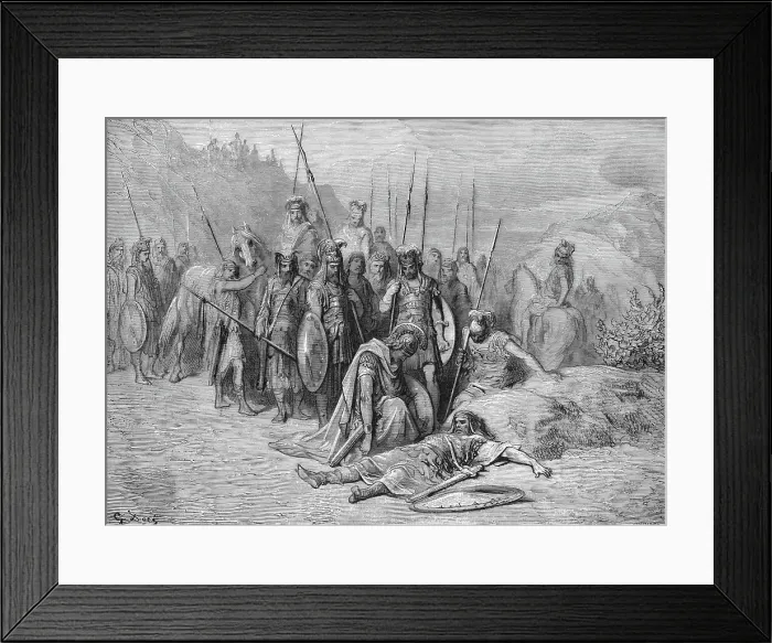 Framed Print : Illustration of Darius Death Framed Print : Illustration of Darius Death