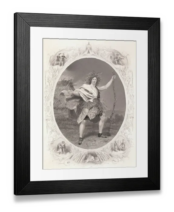 Framed Print : Illustration from King Lear