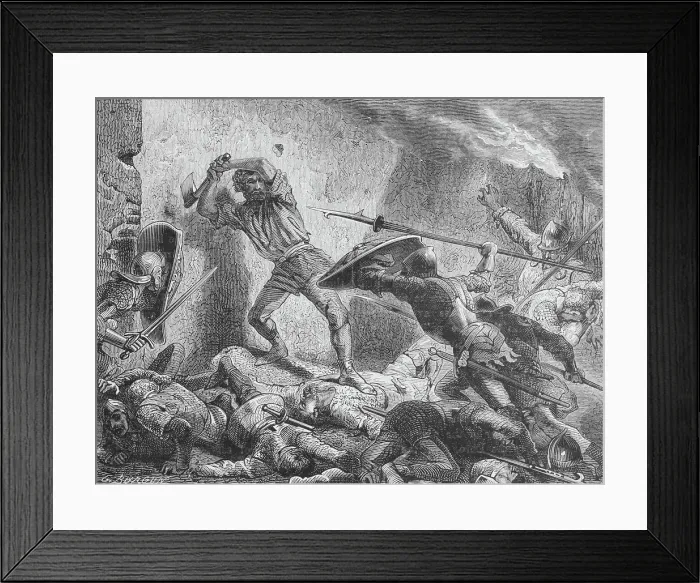 Framed Print : Death of Roland