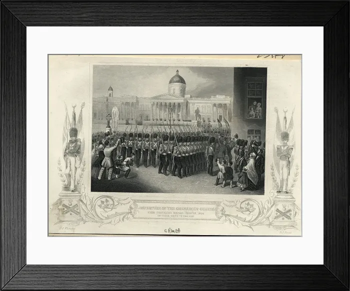 Framed Print : Grenadier Guards Depart Trafalgar Square Framed Print : Grenadier Guards Depart Trafalgar Square