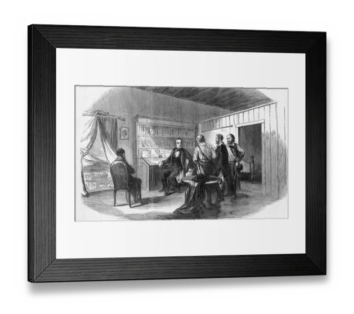Framed Print : William Walker In Presidential Mansion Framed Print : William Walker In Presidential Mansion