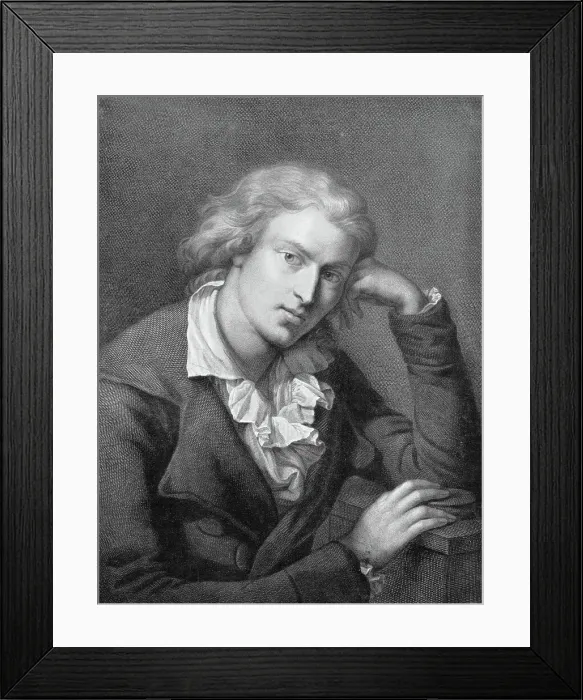 Framed Print : Print of Friedrich Schiller Framed Print : Print of Friedrich Schiller