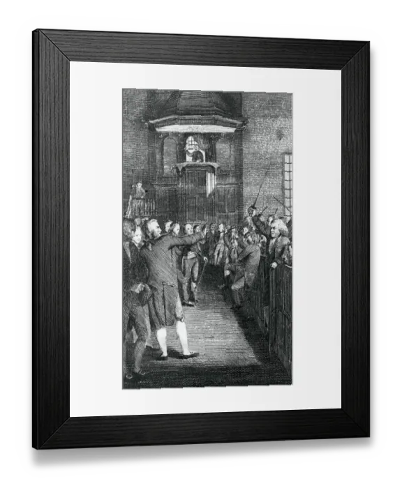 Framed Print : Town Meeting Framed Print : Town Meeting