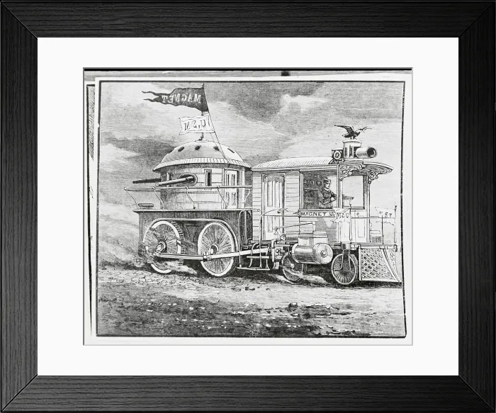 Framed Print : Illustration of Armored Car Framed Print : Illustration of Armored Car