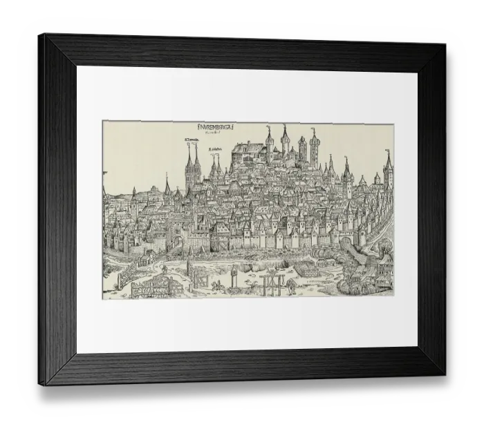 Framed Print : City of Nuremberg Framed Print : City of Nuremberg