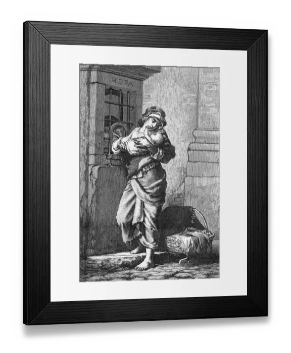 Framed Print : Mother Holding Baby Framed Print : Mother Holding Baby
