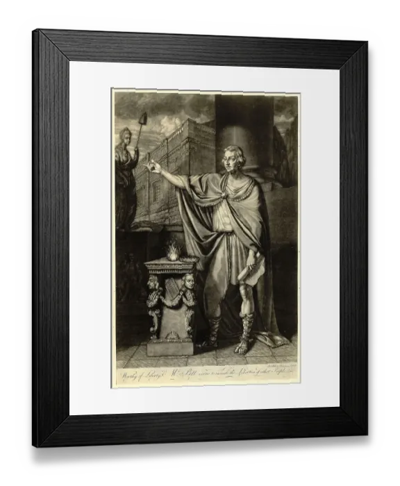 Framed Print : William Pitt The Younger As Roman Orator