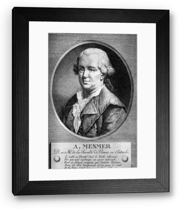 Framed Print : Portrait Of Friedrich A. Mesmer
