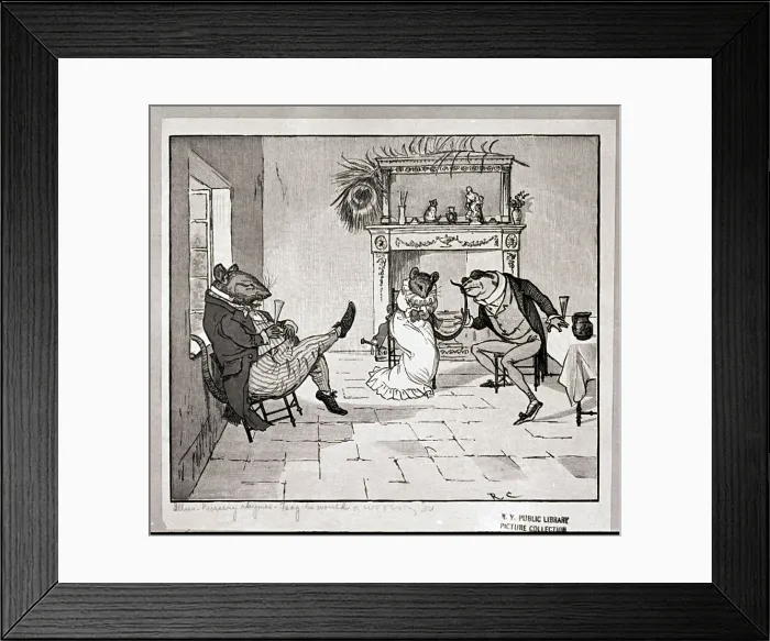 Framed Print : Froggy Would a-Wooing Go Framed Print : Froggy Would a-Wooing Go