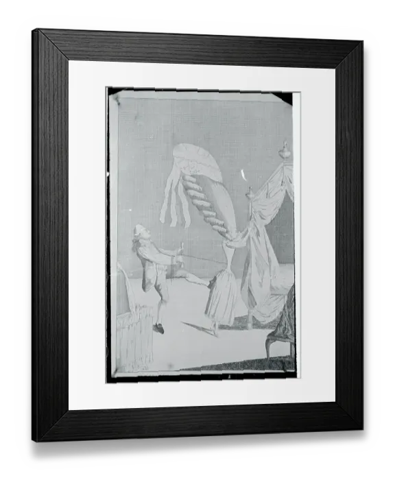 Framed Print : Man Tight Lacing Woman'S Corset Framed Print : Man Tight Lacing Woman'S Corset