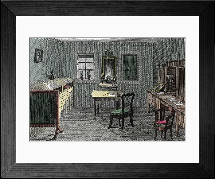 Framed Print : Goethe'S Study In Weimar Framed Print : Goethe'S Study In Weimar
