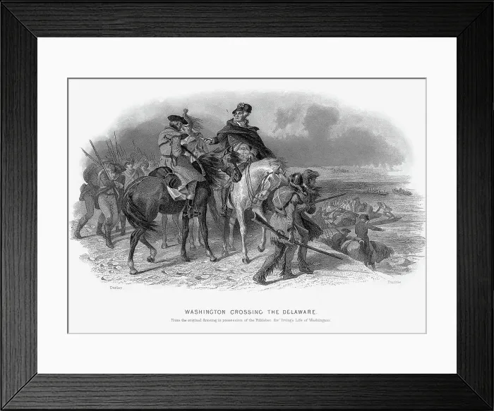 Framed Print : George Washington Crossing The Delaware Framed Print : George Washington Crossing The Delaware