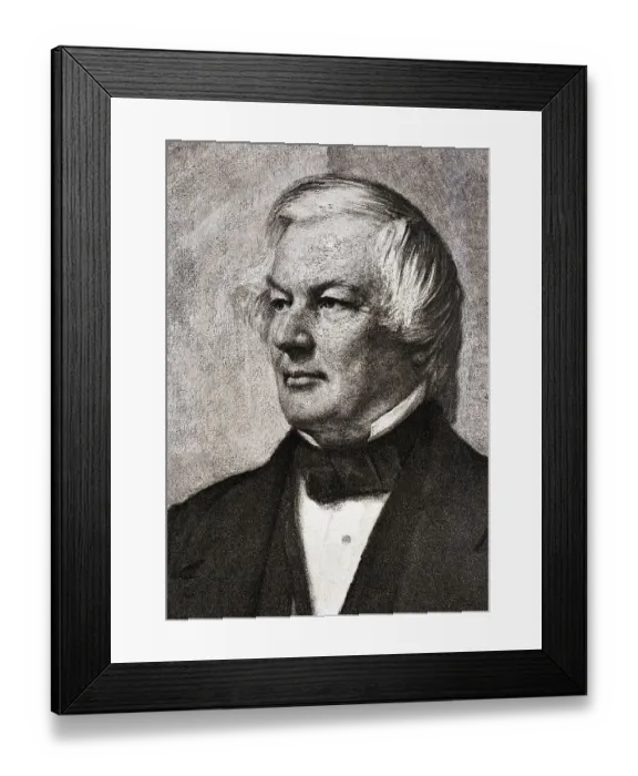 Framed Print : Head / Shoulders Of Millard Fillmore Framed Print : Head / Shoulders Of Millard Fillmore