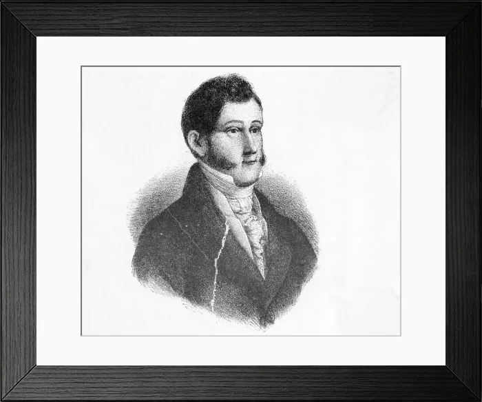 Framed Print : Portrait Of Agustin De Iturbide Framed Print : Portrait Of Agustin De Iturbide