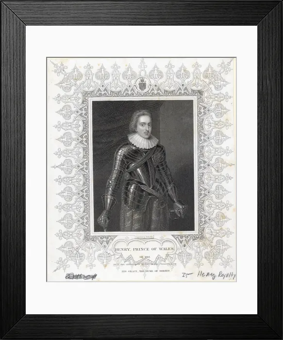 Framed Print : Henry, Prince Of Wales In Armor Framed Print : Henry, Prince Of Wales In Armor