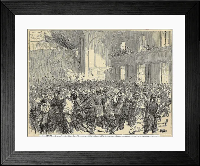 Framed Print : Turner Hall Raid Framed Print : Turner Hall Raid