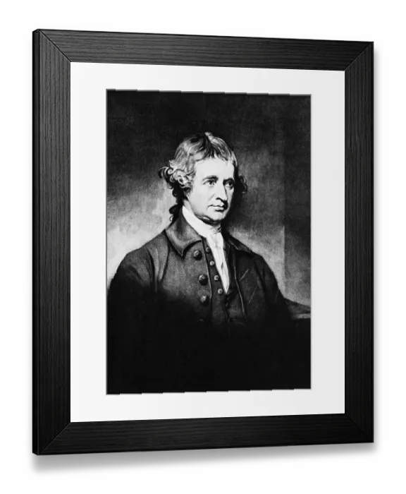 Framed Print : Headshoulders Long-Haired Edmund Burke Framed Print : Headshoulders Long-Haired Edmund Burke