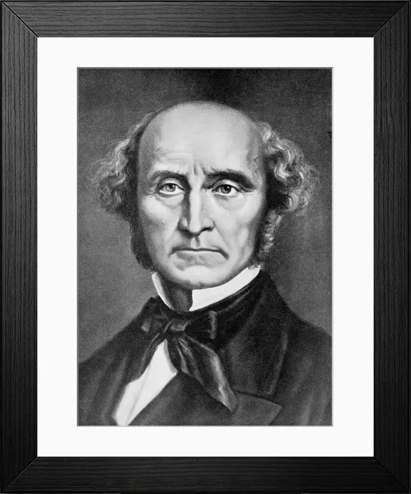 Framed Print : Portrait John Stuart Mill Framed Print : Portrait John Stuart Mill