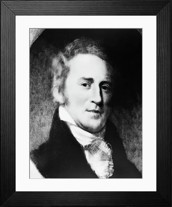 Framed Print : Portrait Of Explorer William Clark Framed Print : Portrait Of Explorer William Clark