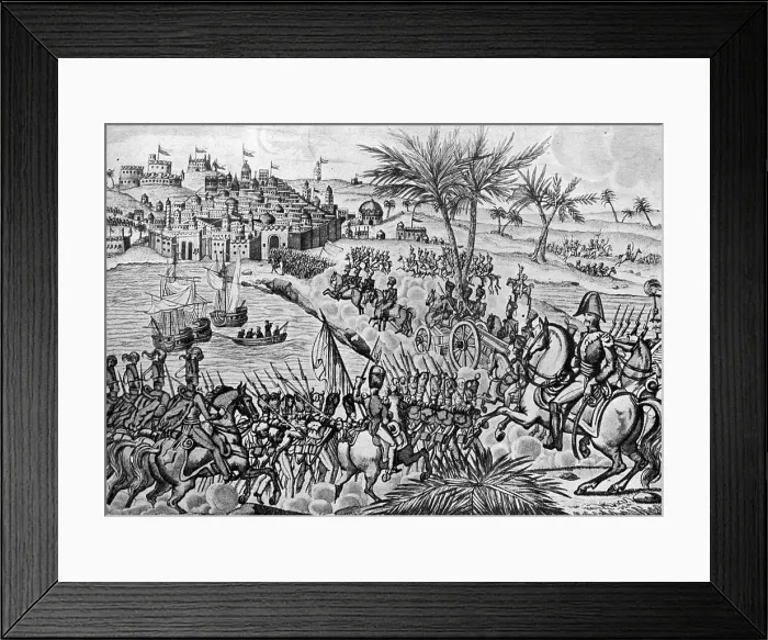 Framed Print : Illus. French Forces Enter Algiers Framed Print : Illus. French Forces Enter Algiers