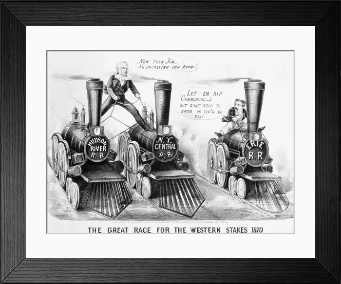 Framed Print : Cartoon- Owners Race Rr Engines Framed Print : Cartoon- Owners Race Rr Engines