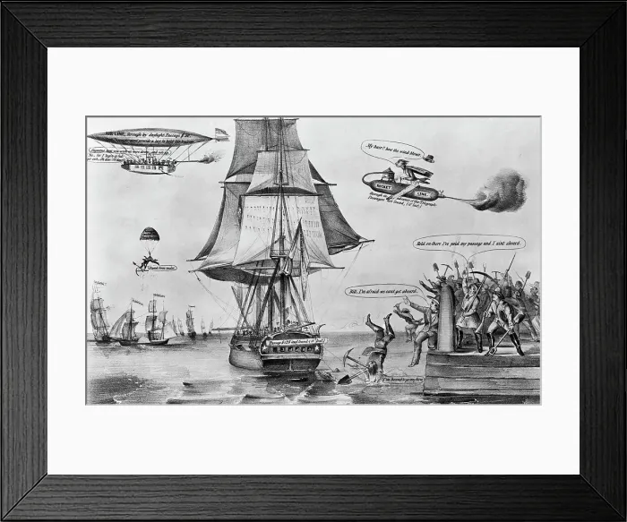 Framed Print : The Way They Go To California Lithograph by Currier & Ives Framed Print : The Way They Go To California Lithograph by Currier & Ives