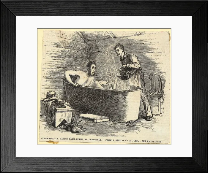 Framed Print : A Mining Bath House at Leadville Framed Print : A Mining Bath House at Leadville