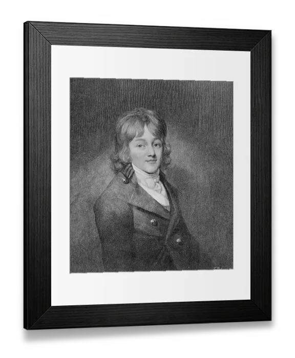 Framed Print : Portrait of Francis Scott Key Framed Print : Portrait of Francis Scott Key