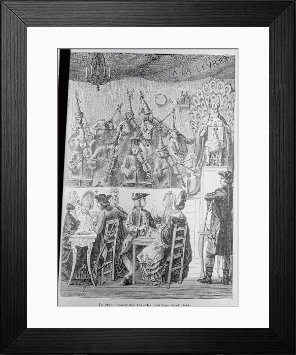 Framed Print : Music Artist Performing in Front of Crowd Framed Print : Music Artist Performing in Front of Crowd