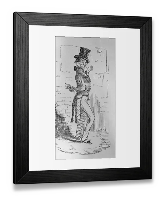 Framed Print : Illustration of Brother Jonathan Framed Print : Illustration of Brother Jonathan
