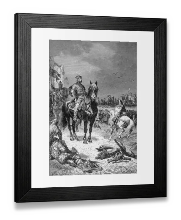 Framed Print : Illustration of William the Conqueror Framed Print : Illustration of William the Conqueror