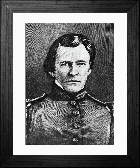 Framed Print : Portrait Of U.S. Grant As 2Nd Lieutenant Framed Print : Portrait Of U.S. Grant As 2Nd Lieutenant