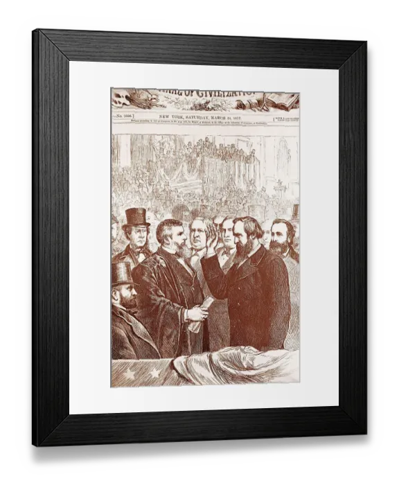 Framed Print : Rutherford B. Hayes Accepts Nomination Framed Print : Rutherford B. Hayes Accepts Nomination