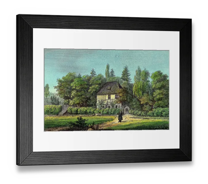 Framed Print : Goethe'S House And Garden Framed Print : Goethe'S House And Garden