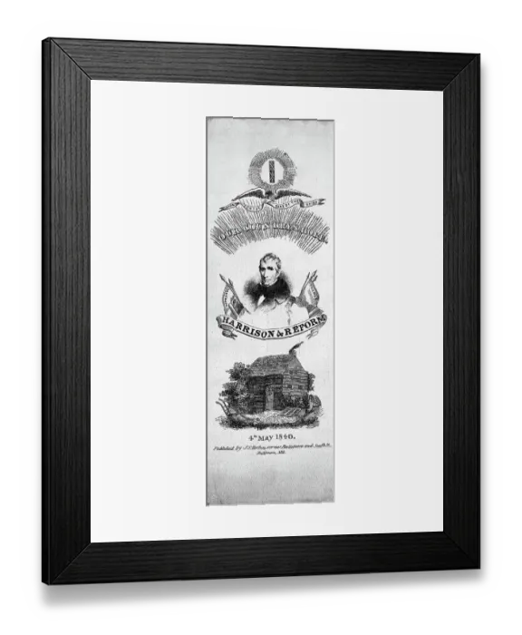Framed Print : Presidential Campaign Ribbon Framed Print : Presidential Campaign Ribbon