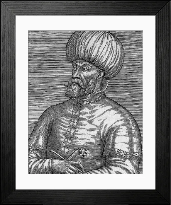 Framed Print : Illustration Of Mohammed II Of Turkey Framed Print : Illustration Of Mohammed II Of Turkey