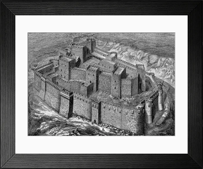Framed Print : Crusader'S Castle Krak Of The Knights