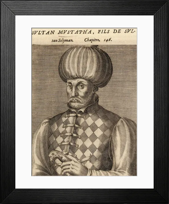 Framed Print : Illustration Of Sultan Mustapha