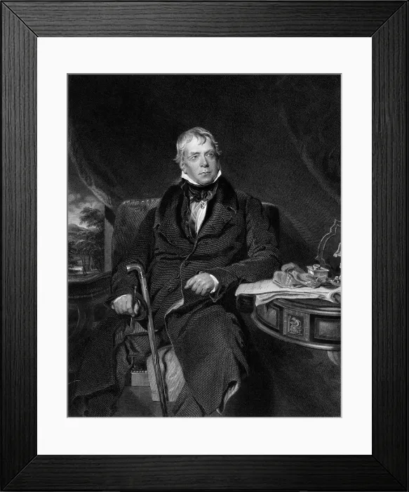 Framed Print : Engraving by J. Horsburgh After Sir Walter Scott by Thomas Lawrence Framed Print : Engraving by J. Horsburgh After Sir Walter Scott by Thomas Lawrence