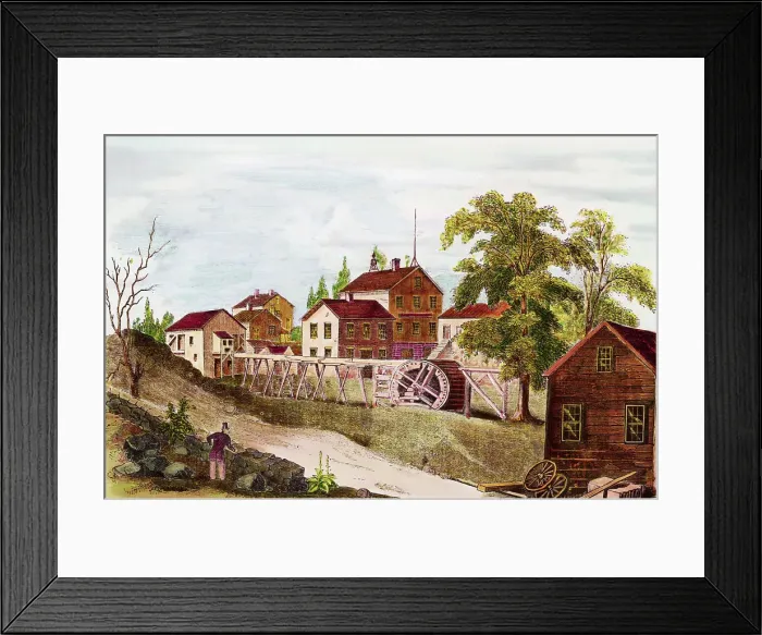 Framed Print : Gen View Revolutionary Foundry Buildings Framed Print : Gen View Revolutionary Foundry Buildings