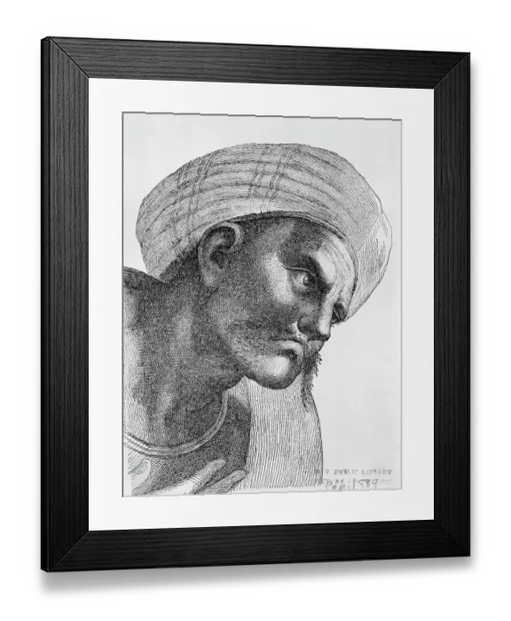 Framed Print : Portrait Of Ibn Rushd (Averroes) Framed Print : Portrait Of Ibn Rushd (Averroes)