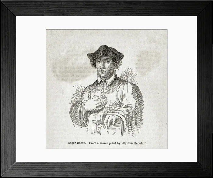 Framed Print : Roger Bacon Framed Print : Roger Bacon